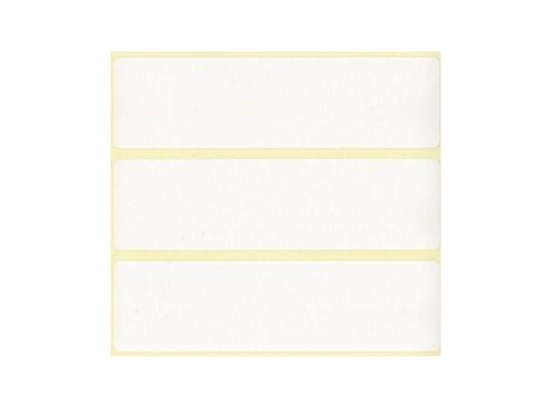 Hylleetikett selvklebende 90 x 25 mm (1000) med gult bakpapir | 39 mm kjerne 